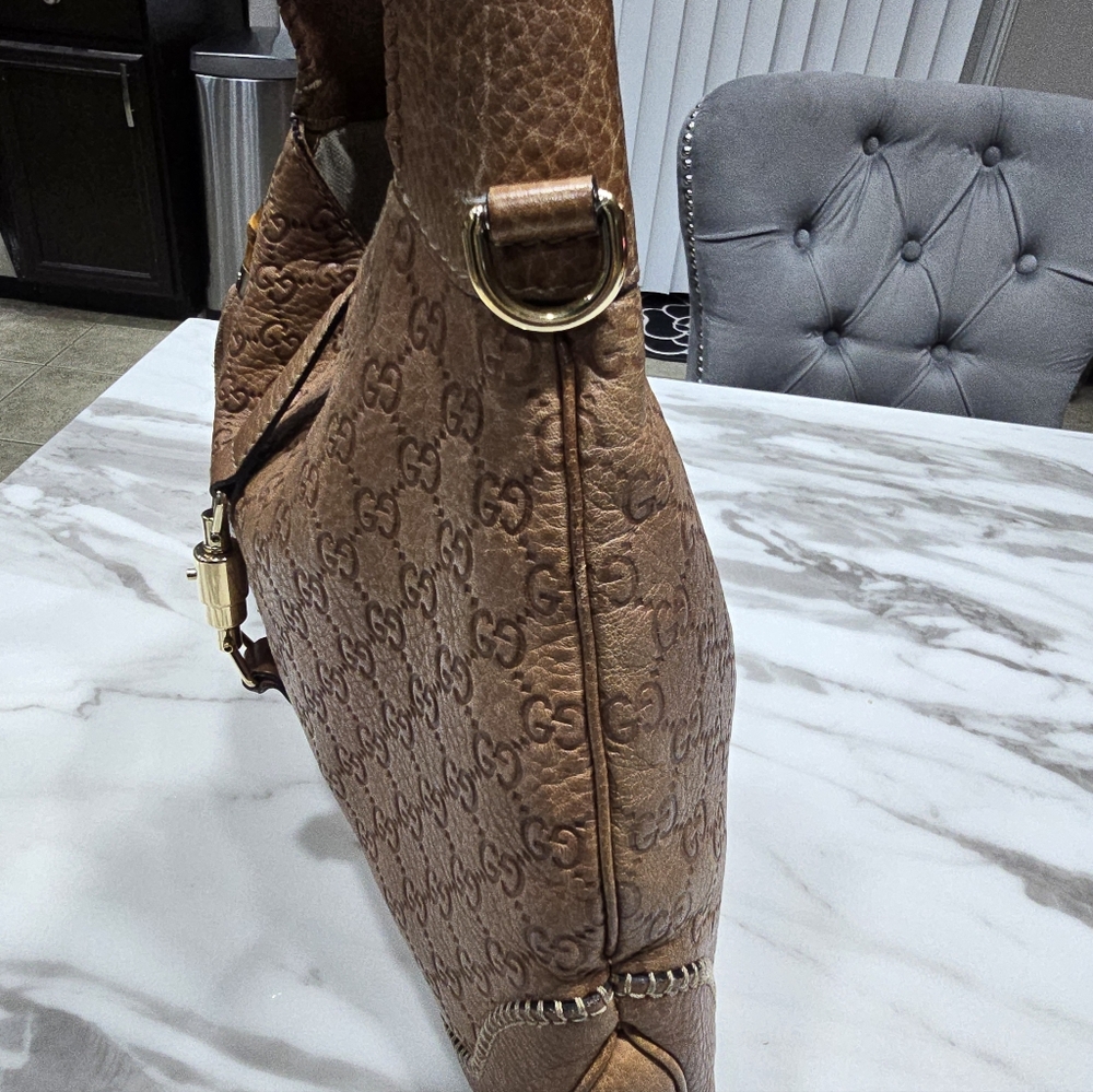 Gucci Tan Leather Hobo Bag - Picture 7 of 11